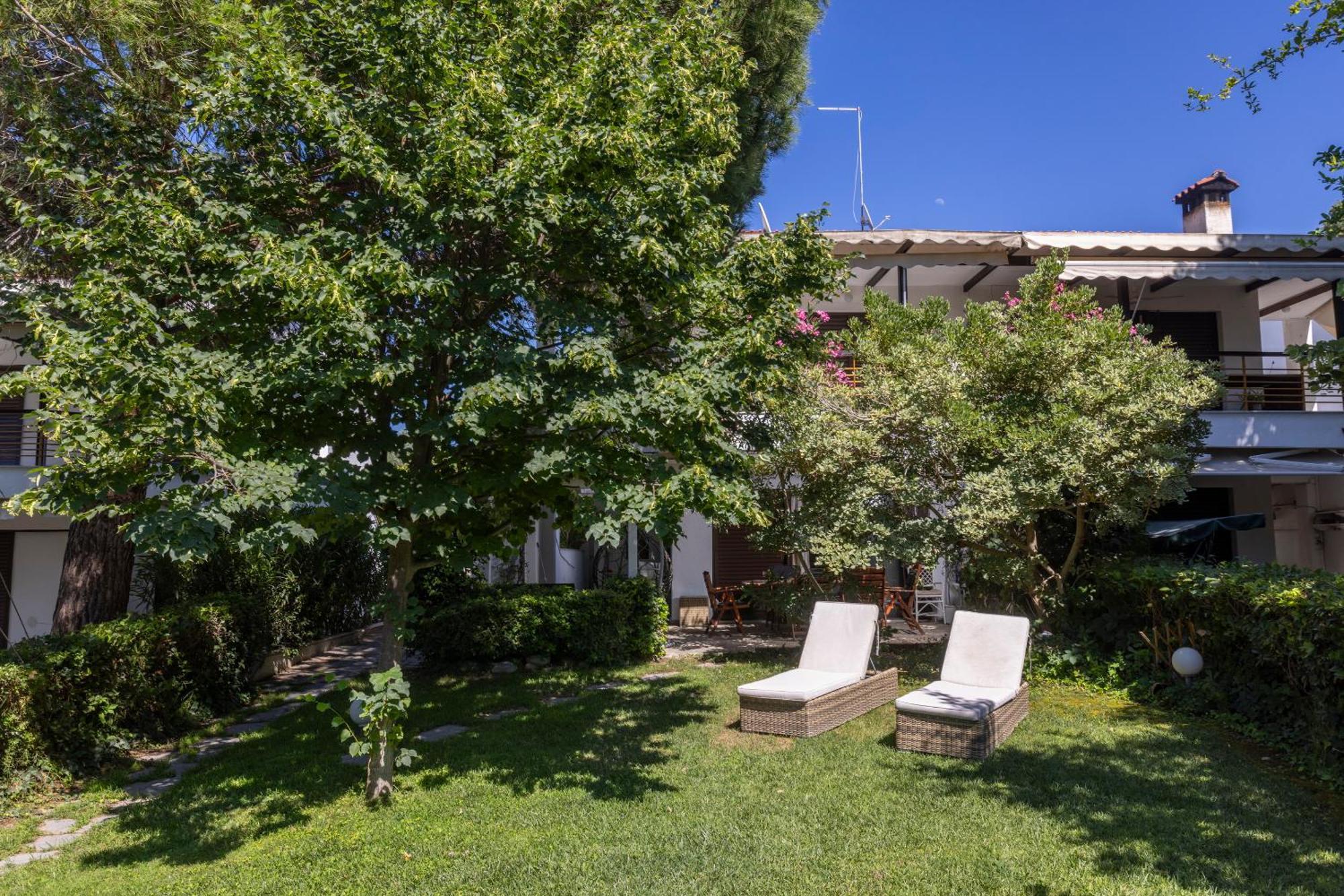Lovely Villa 3 Min From The Beach Chaniotis Exterior foto