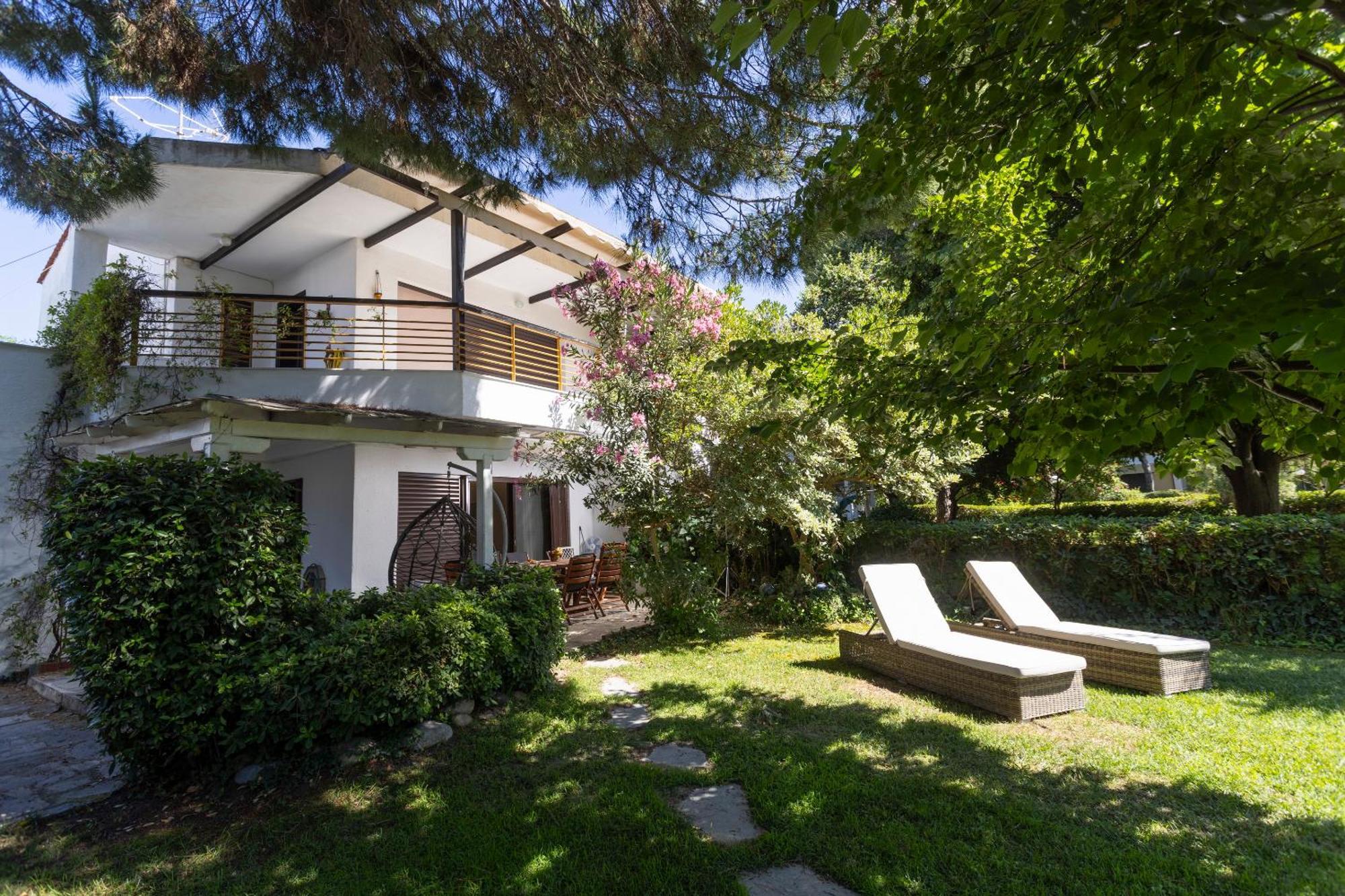 Lovely Villa 3 Min From The Beach Chaniotis Exterior foto